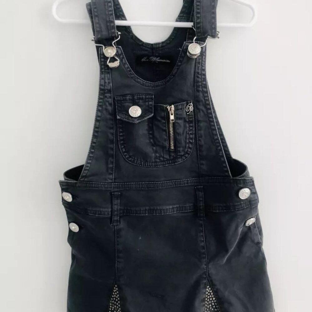 Miss Blumarine Jeans Raw-Edge Denim Skirtalls for Girls